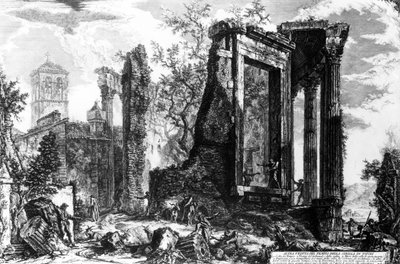 The Temple of Sibyl, Tivoli by Giovanni Battista Piranesi